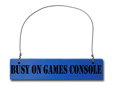 Busy on Games Console
